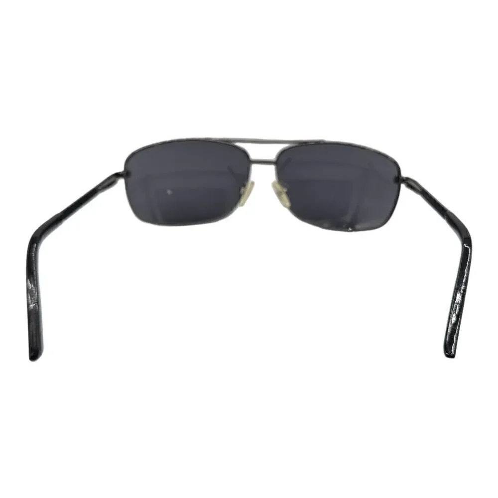 Aviator style sunglasses black/silver kc104